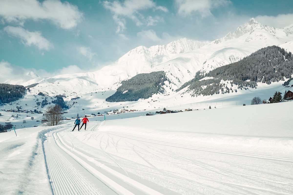 Auf der Sedruner Loipe