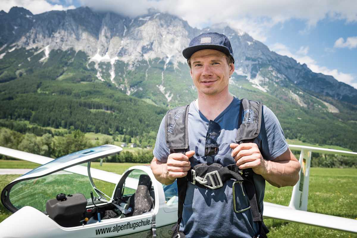 Pilot Tobi Tritscher.