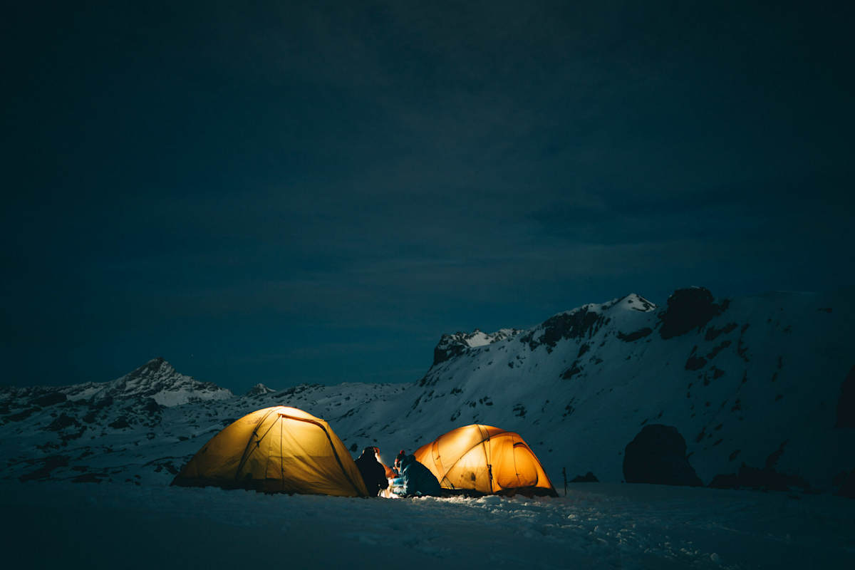 Wintercamping Nach Zelt