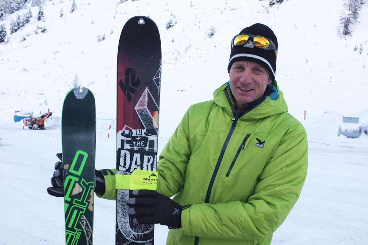 Skier fürs Tourengehen und Freeriden