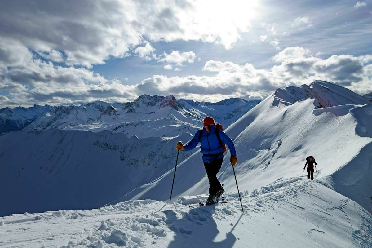 Skitour im Kleinen Walsertal in Vorarlberg