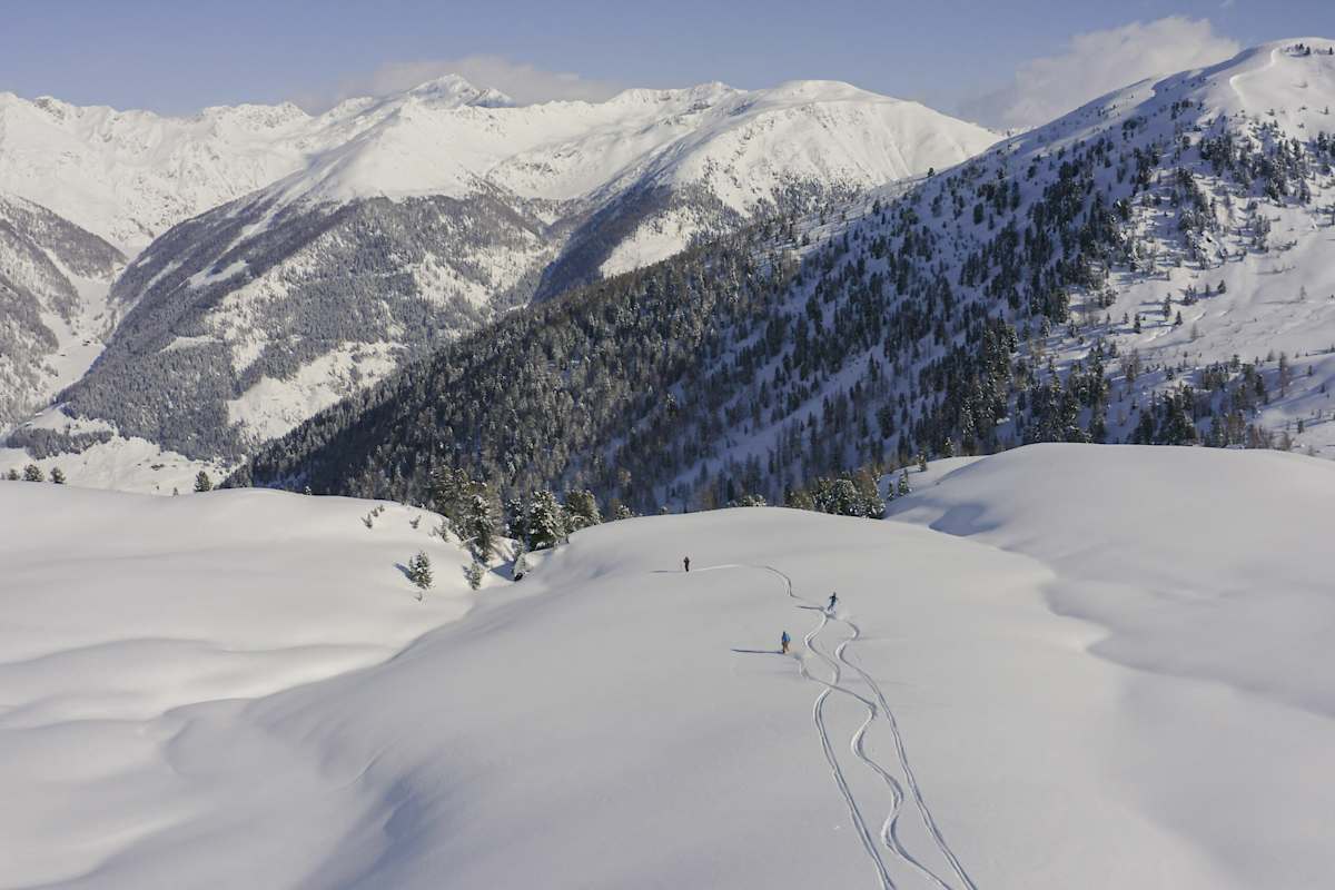 Skitourengehen im Einklang mit der Natur – hier im Villgratental.