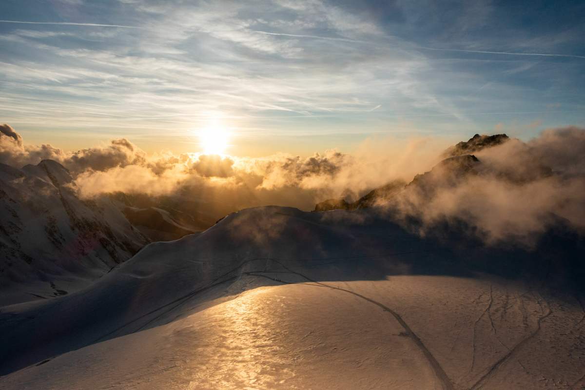 Sonnenuntergang auf der Signalkuppe