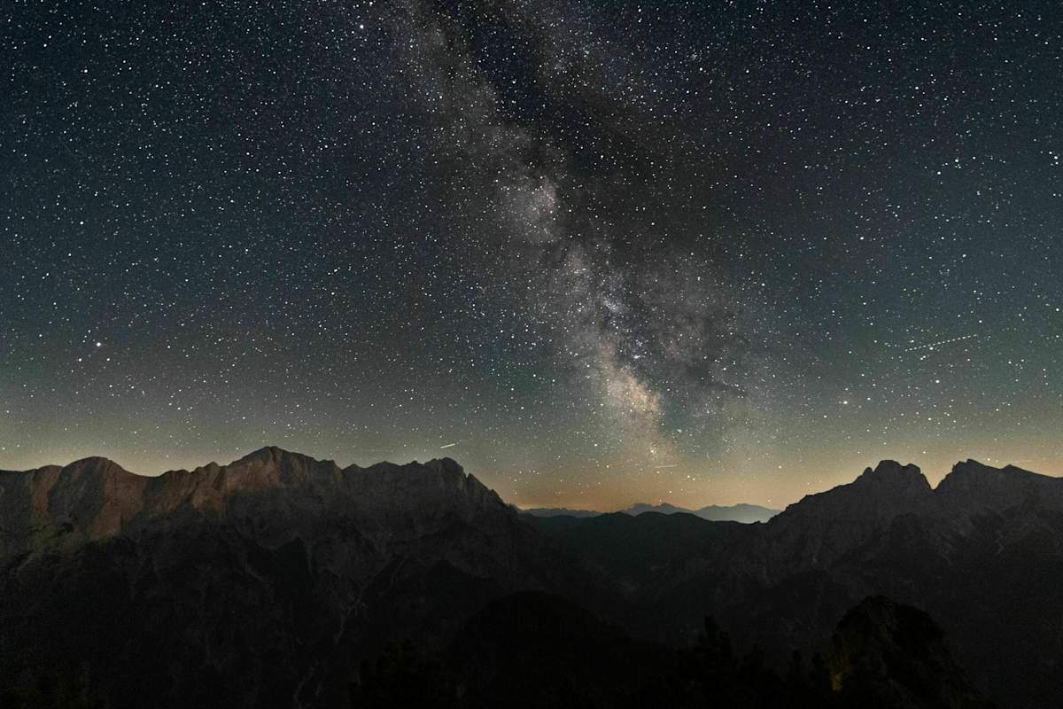 Die Hochtorgruppe und die Milchstraße