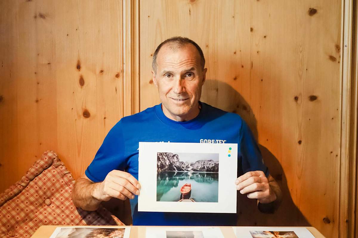 Ralf Dujmovits mit seinem Sieger-Bild