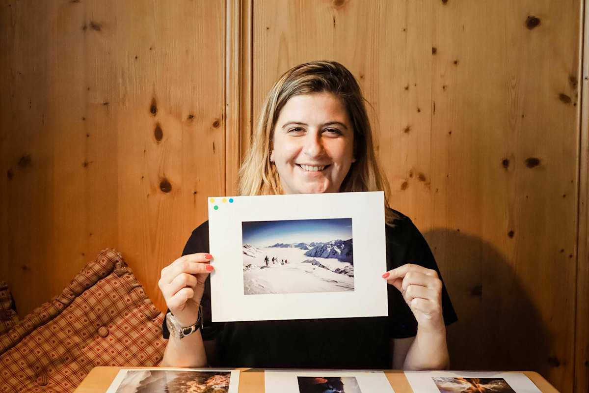 Mesi Tötschinger mit ihrem Lieblings-Bild