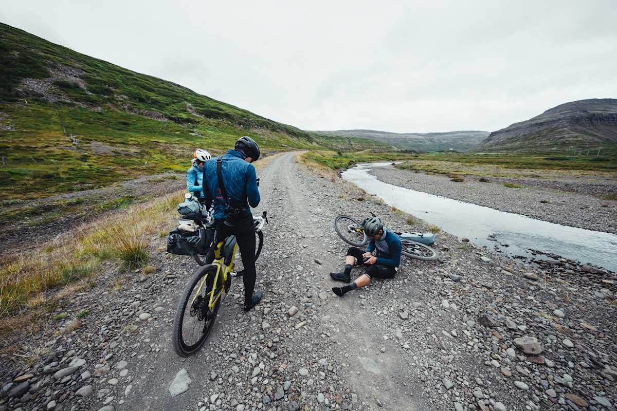 Gravelbiken in Island