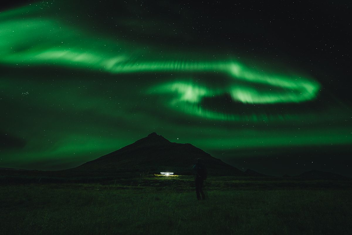 Nordlichter in Island
