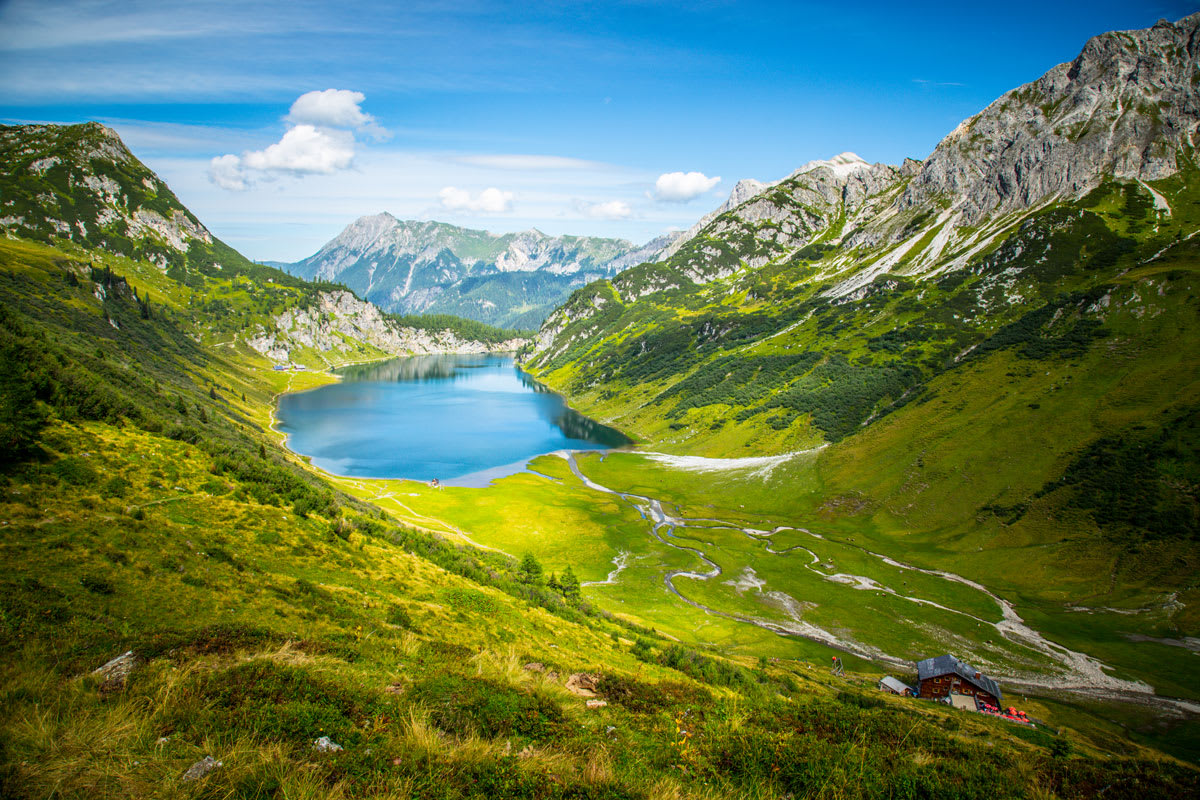 3D-Kartenausschnitt der Wasserwanderung Tappenkarseealm in den Radstädter Tauern