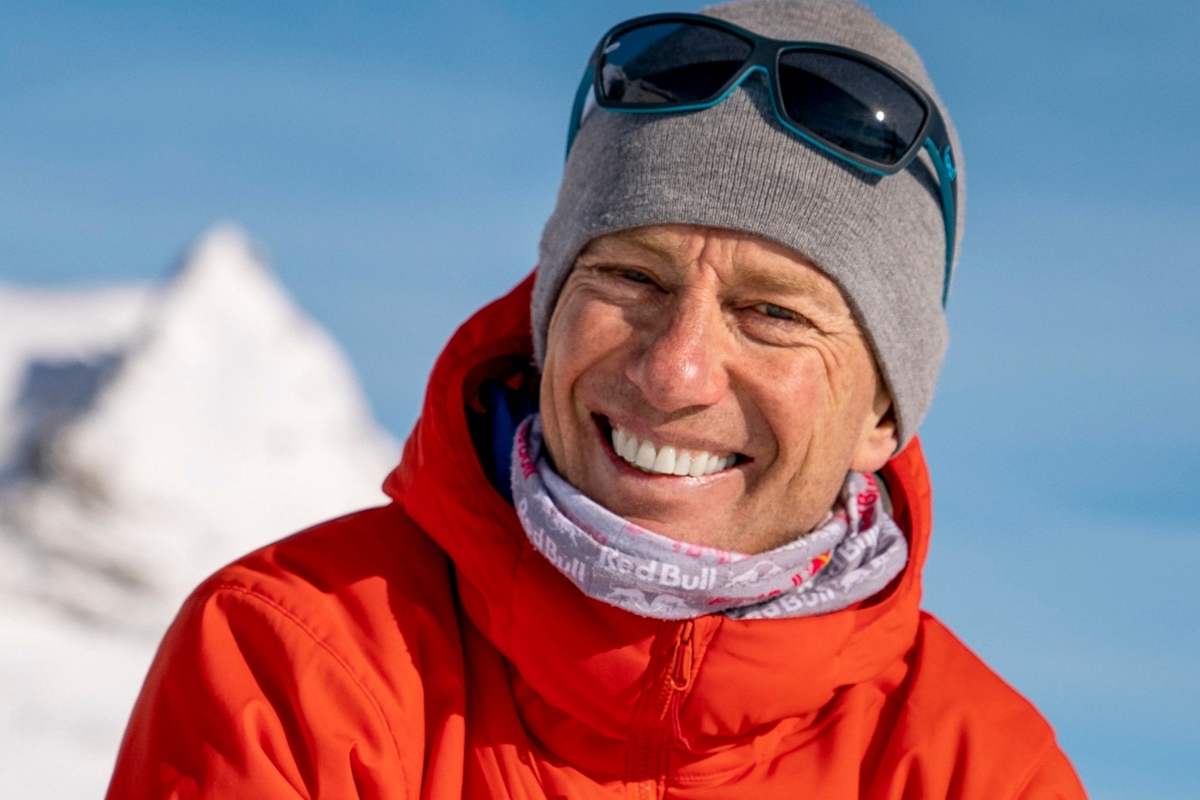 Markus Kröll posiert in den Zillertaler Alpen.