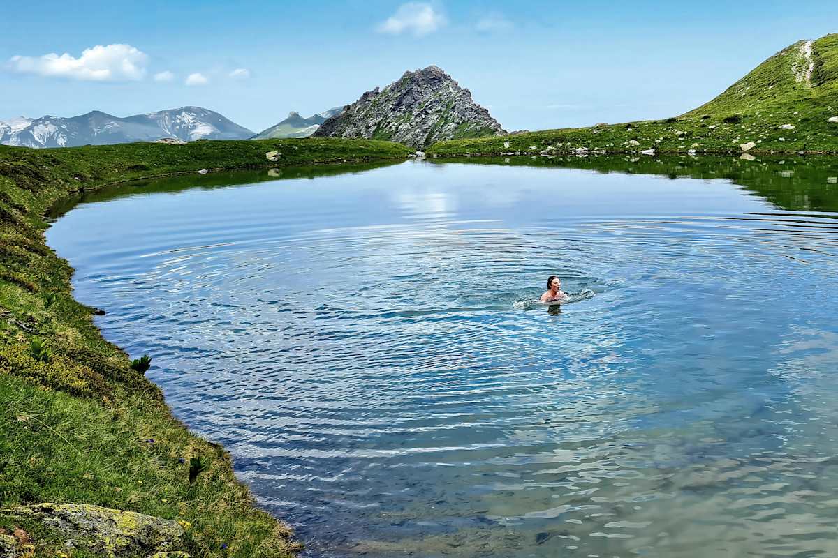 Verdiente Belohnung im Tropojes-See.