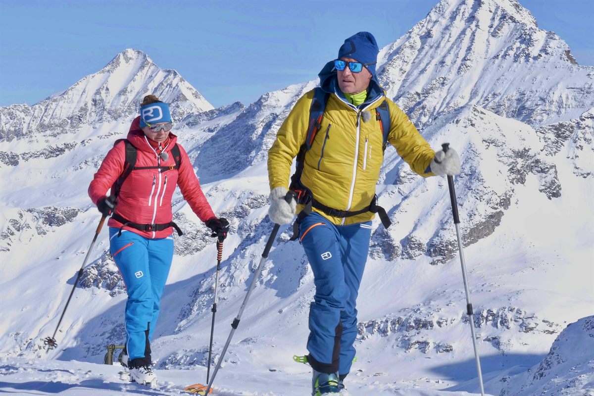 Skitour auf dem Weißsee Gletscher