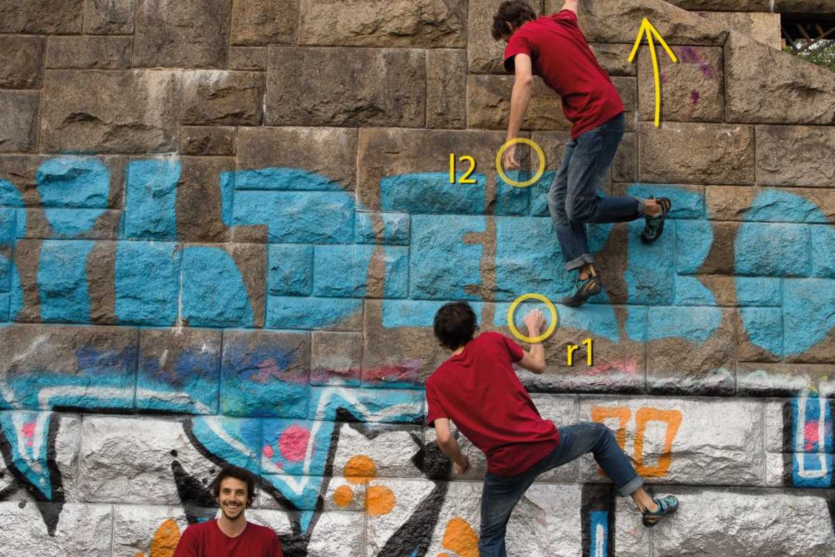 Urban Bouldering Wien: Machete, Flexwand