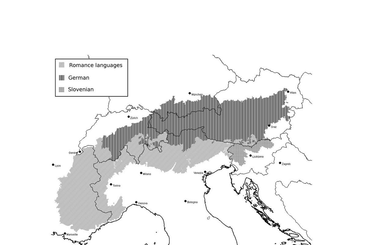 VerbaAlpina: Sprachfamilien im Alpenraum