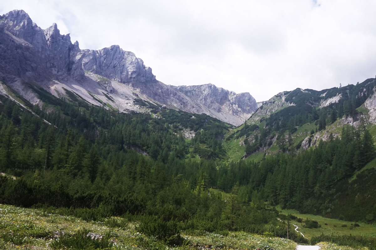 Hochschwabgruppe in der Steiermark: Zustieg zur Voisthaler Hütte