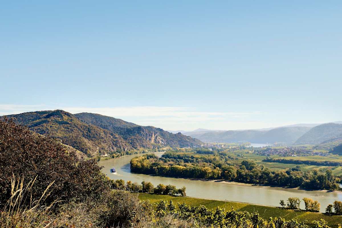 Die Donau durchquert die Wachau.