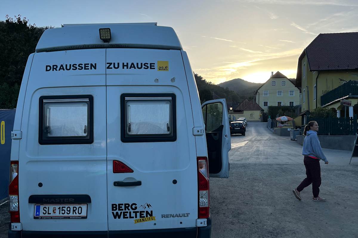 Bergwelten-Bus Vanda in der Wachau