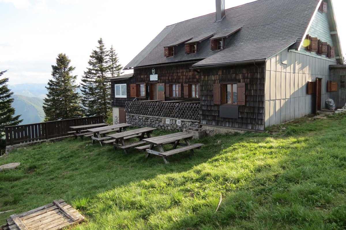 Die Waldfreundehütte Obersberg in den Mürzsteger Alpen