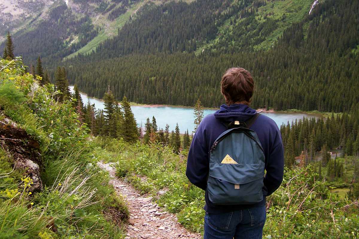 Wanderer in der Natur