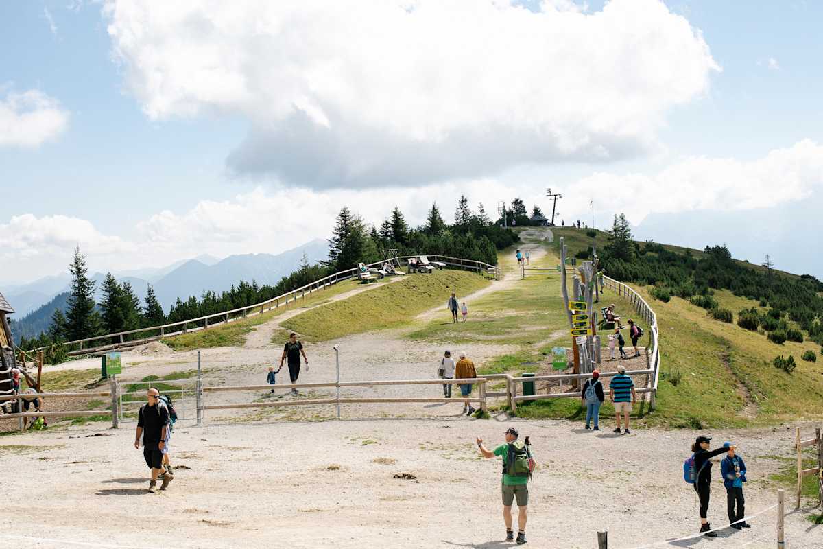 Der Spielplatz vom Wankhaus bei Garmisch-Partenkirchen
