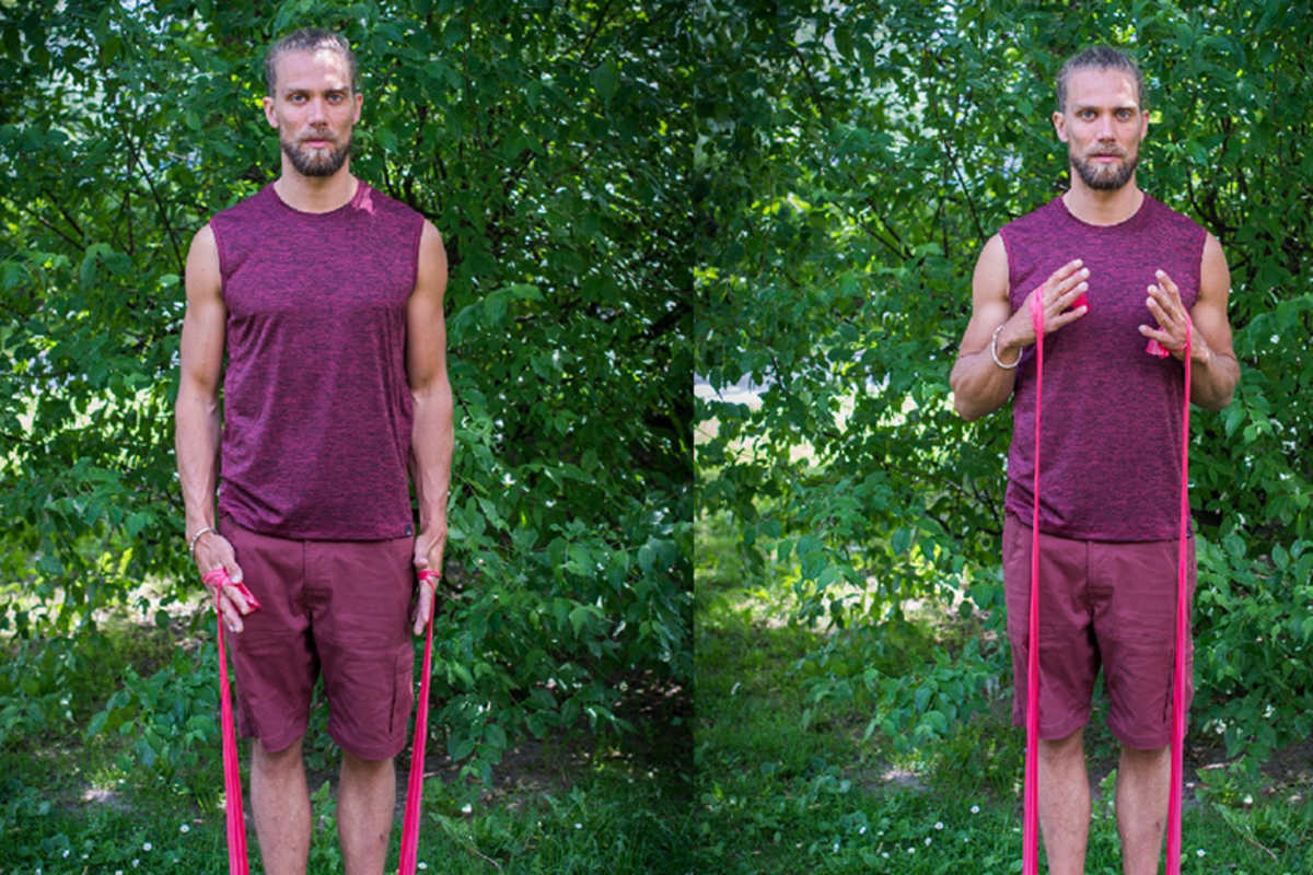 Kraftübungen für Kletterer