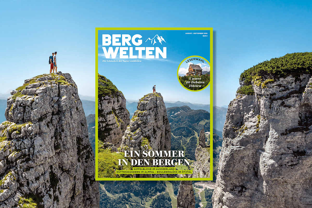 Das neue Bergwelten Magazin (August/September 2018)