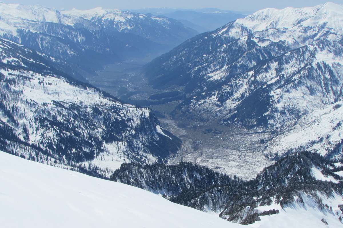 Blick aufs Kullu Valley