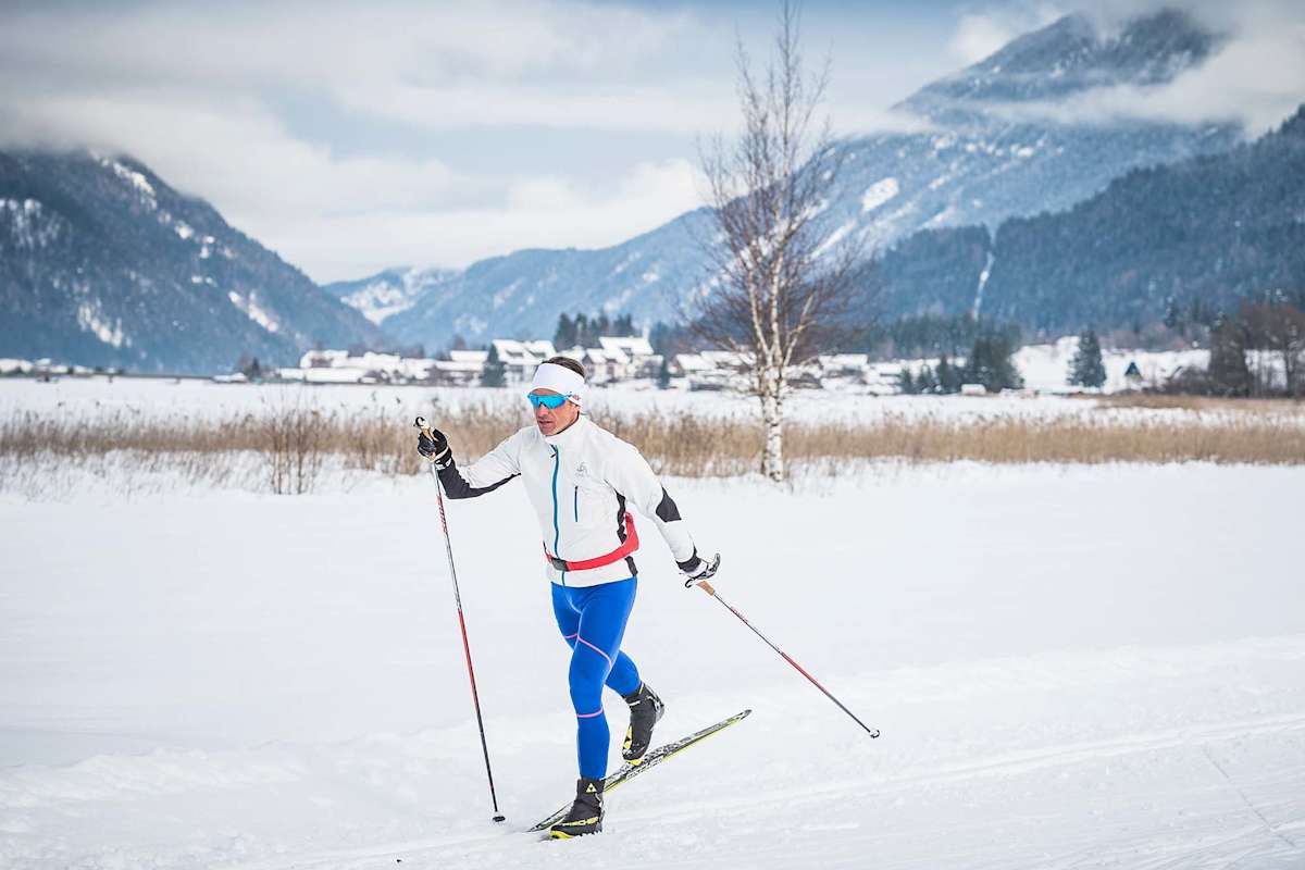 Langlaufen am Weißensee