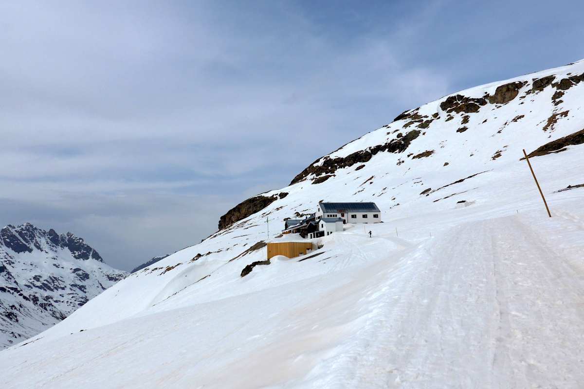 Wiesbadener Hütte in der Silvretta in Vorarlberg