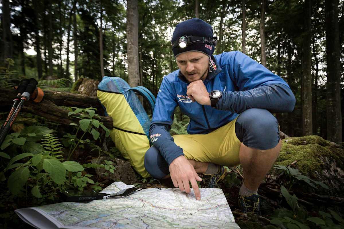 Paul Guschlbauer bei der Routenwahl