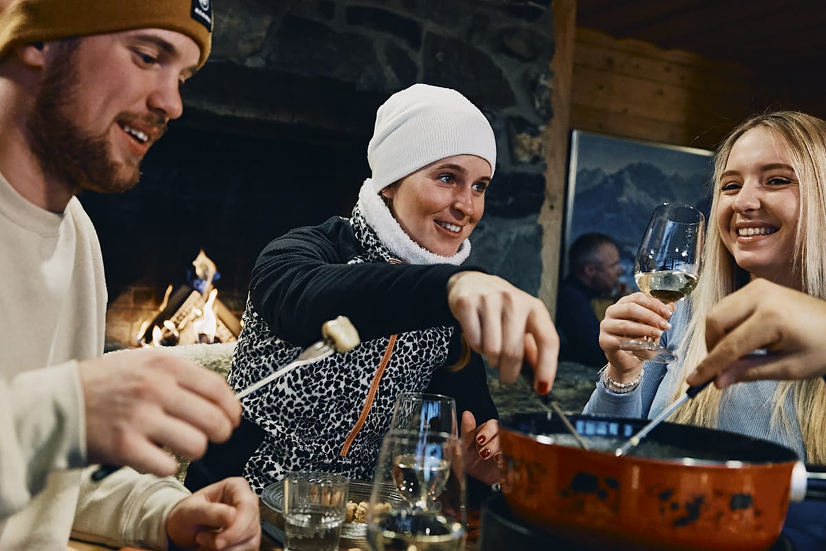 Hüttenabend mit Käsefounde im Bergrestaurant Mägisalp
