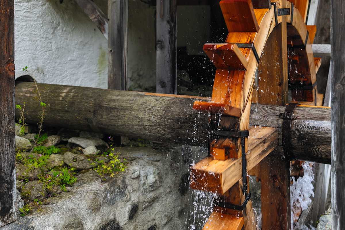 Das Mühlrad der Muglin Mall