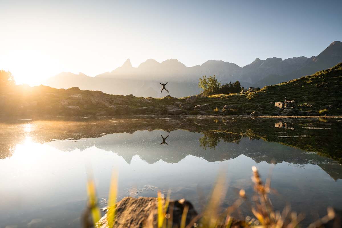 sommer in oberstdorf, berggipfel