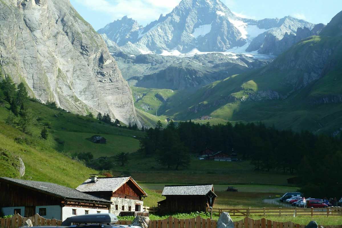 Der Großglockner vom Lucknerhaus aus gesehen