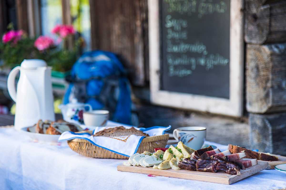 Verführerische Brettljause