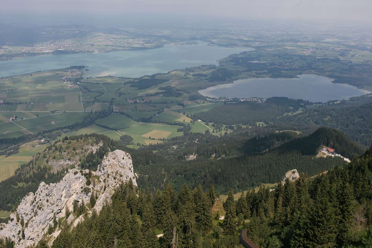 Blick vom Tegelberghaus