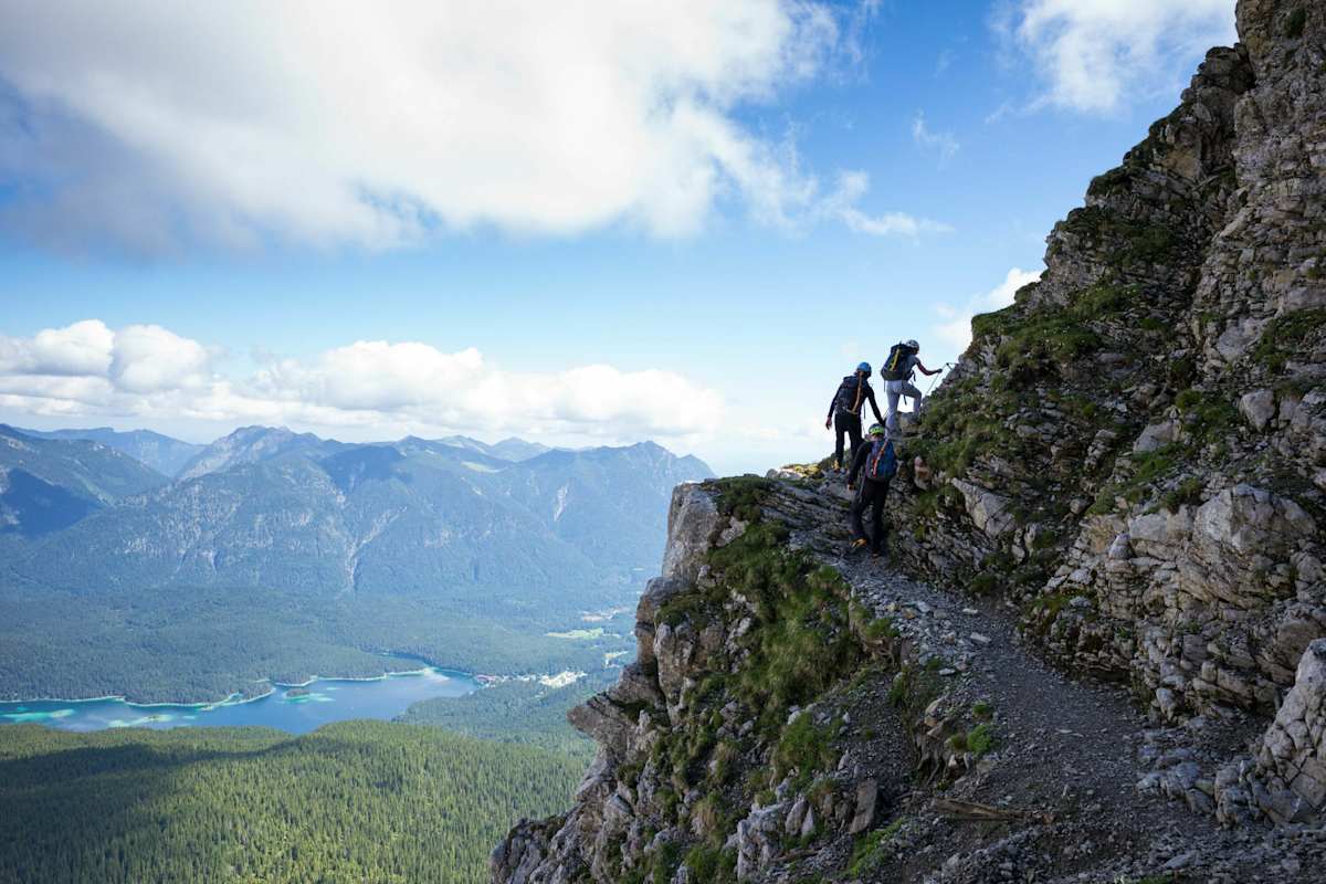 Schöne, ausgesetzte Passagen