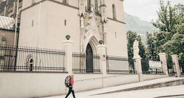 Start der Hüttenwanderung ins Gesäuse