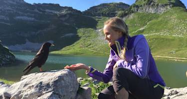 Patricia Kaiser am Berg