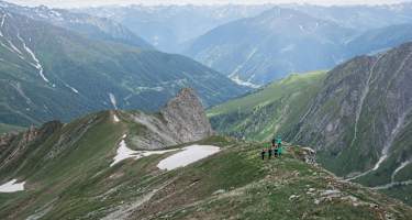 Aussicht bei Alpenüberquerung