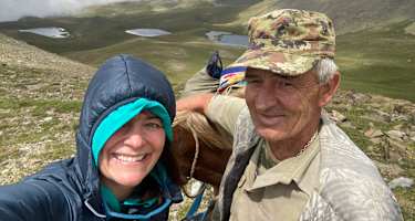 Ana Zirner im Kaukasus