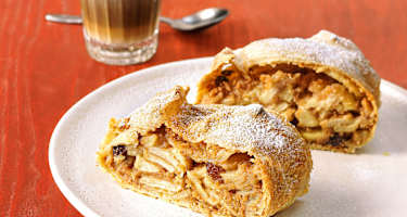 Apfelstrudel von der Breithornhütte