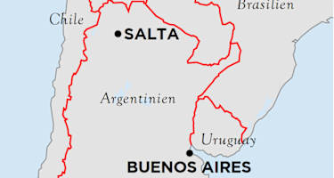 Argentinien Map