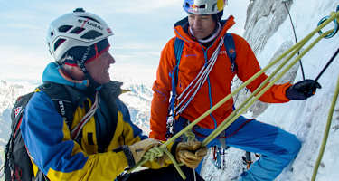 Peter Habeler und David Lama an der Eiger-Nordwand