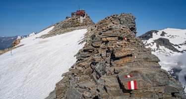 Grat am Hohen Sonnblick mit Zittelhaus