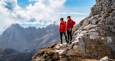 Aussicht von der Gamsstallscharte im Latemar