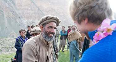 Simon Messner im oberen Bunar-Tal in Pakistan