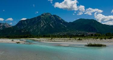 Tagliamento zwischen Braulins und Trasaghis 