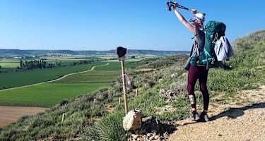 Wir wagen einen Rückblick auf das Jahr 2020: Da durften wir z.B. Jessica Fuchs auf ihrem Jakobsweg begleiten