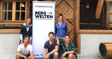 Die Bergwelten Online-Redaktion auf der Alm